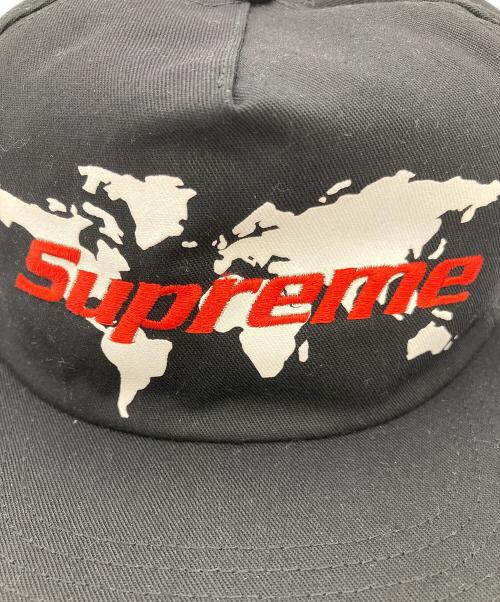 SUPREME（シュプリーム）SUPREME (シュプリーム) キャップ ブラック×レッド サイズ:不明の古着・服飾アイテム