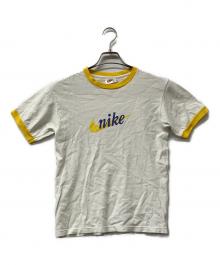 NIKE（ナイキ）の古着「半袖カットソー　USA製 90`S」｜ホワイト×イエロー