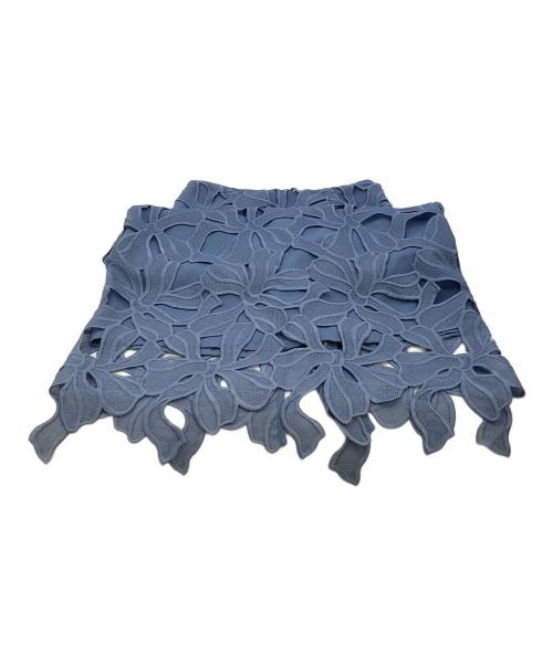 CELFORD（セルフォード）CELFORD (セルフォード) スカート リボンレーススカート ブルー サイズ:36の古着・服飾アイテム