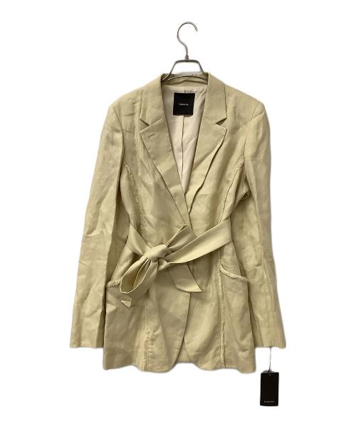 anuans（アニュアンス）anuans (アニュアンス) ジャケット リネンテーラードジャケット ベージュ サイズ:Fの古着・服飾アイテム