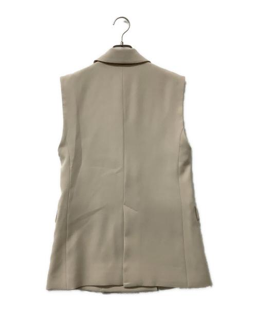 FRAY ID（フレイ アイディー）FRAY ID (フレイ アイディー) ジレ ダブルテーラードジレ ベージュ サイズ:1の古着・服飾アイテム