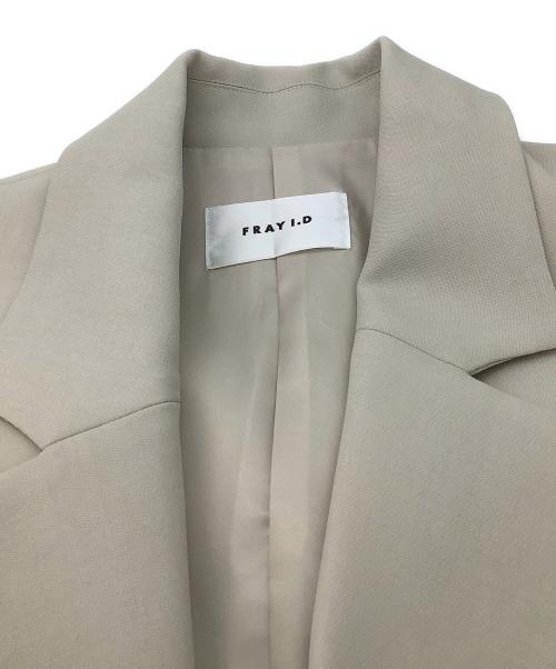 FRAY ID（フレイ アイディー）FRAY ID (フレイ アイディー) ジレ ダブルテーラードジレ ベージュ サイズ:1の古着・服飾アイテム