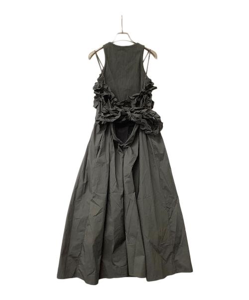 Snidel（スナイデル）Snidel (スナイデル) ワンピース タンクセットフリルキャミワンピース グレーの古着・服飾アイテム