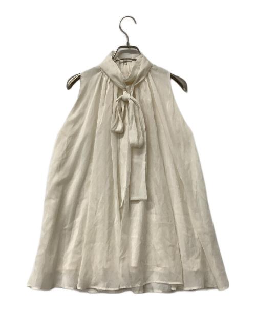 Snidel（スナイデル）Snidel (スナイデル) セットアップ アメスリギャザーブラウスセット アイボリーの古着・服飾アイテム