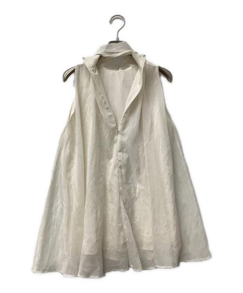 Snidel（スナイデル）Snidel (スナイデル) セットアップ アメスリギャザーブラウスセット アイボリーの古着・服飾アイテム