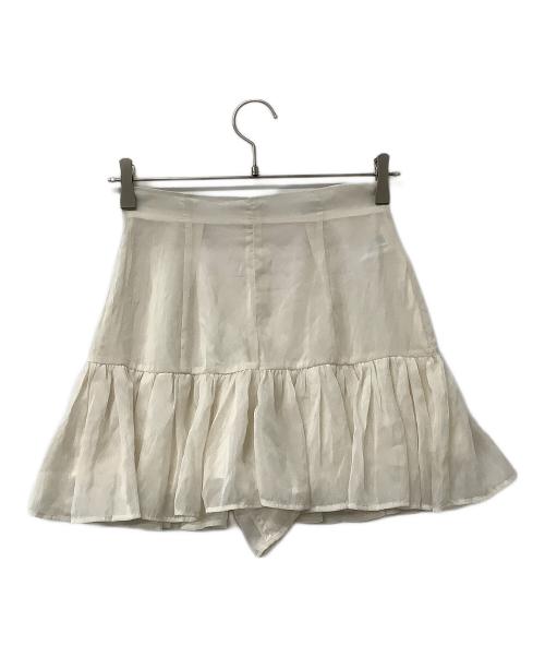 Snidel（スナイデル）Snidel (スナイデル) セットアップ アメスリギャザーブラウスセット アイボリーの古着・服飾アイテム