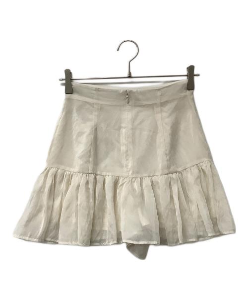 Snidel（スナイデル）Snidel (スナイデル) セットアップ アメスリギャザーブラウスセット アイボリーの古着・服飾アイテム