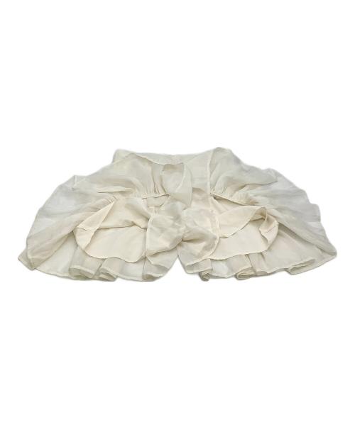 Snidel（スナイデル）Snidel (スナイデル) セットアップ アメスリギャザーブラウスセット アイボリーの古着・服飾アイテム