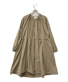 23区（ニジュウサンク）の古着「ナイロンコート ナイロン2WAYストレッチ」｜ベージュ×オレンジ