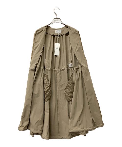 23区（ニジュウサンク）23区 (ニジュウサンク) ナイロンコート ナイロン2WAYストレッチ ベージュ×オレンジ サイズ:36の古着・服飾アイテム