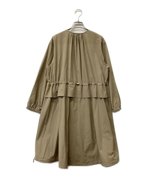 23区（ニジュウサンク）23区 (ニジュウサンク) ナイロンコート ナイロン2WAYストレッチ ベージュ×オレンジ サイズ:36の古着・服飾アイテム