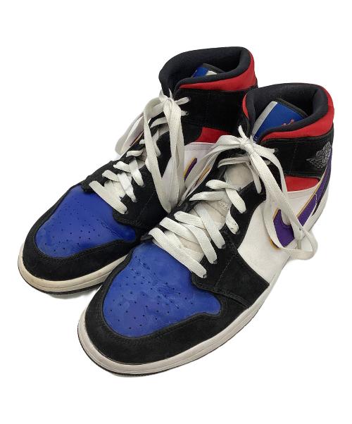 NIKE（ナイキ）NIKE (ナイキ) ミッドカットスニーカーAIR JORDAN 1 MID マルチカラー サイズ:cm 29の古着・服飾アイテム