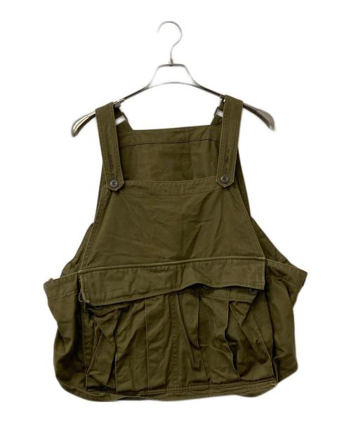 BROWN by 2-tacs（ブラウンバイツータックス）BROWN by 2-tacs (ブラウンバイツータックス) ベスト オリーブ サイズ:不明の古着・服飾アイテム