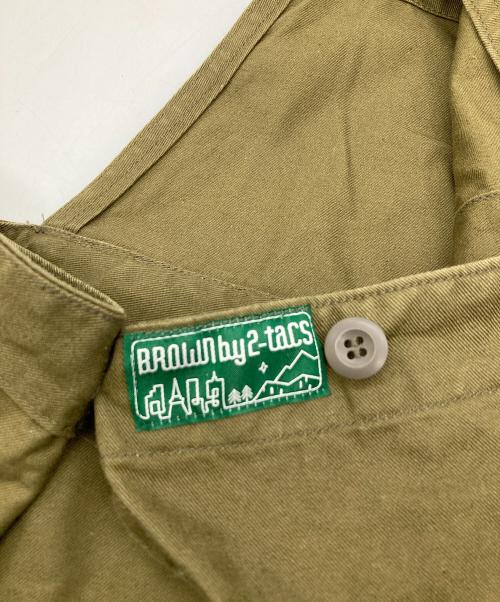 BROWN by 2-tacs（ブラウンバイツータックス）BROWN by 2-tacs (ブラウンバイツータックス) ベスト オリーブ サイズ:不明の古着・服飾アイテム