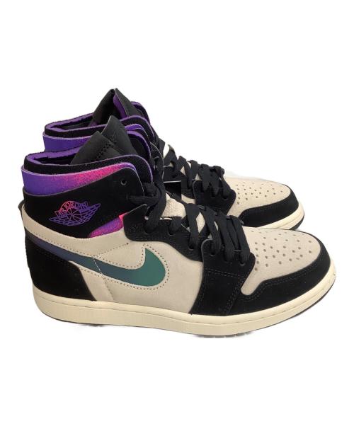 NIKE（ナイキ）NIKE (ナイキ) Paris Saint-Germain (パリサンジェルマン) AIR JORDAN1 Zoom Air Comfort グレー×ブラック×パープル サイズ:25cm 未使用品の古着・服飾アイテム