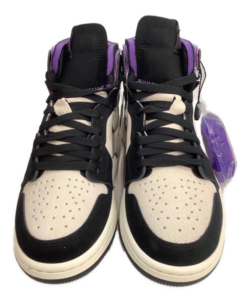 NIKE（ナイキ）NIKE (ナイキ) Paris Saint-Germain (パリサンジェルマン) AIR JORDAN1 Zoom Air Comfort グレー×ブラック×パープル サイズ:25cm 未使用品の古着・服飾アイテム