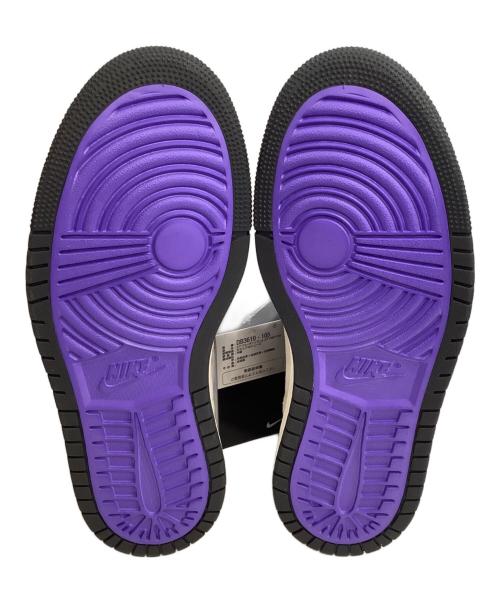 NIKE（ナイキ）NIKE (ナイキ) Paris Saint-Germain (パリサンジェルマン) AIR JORDAN1 Zoom Air Comfort グレー×ブラック×パープル サイズ:25cm 未使用品の古着・服飾アイテム