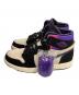 NIKE (ナイキ) Paris Saint-Germain (パリサンジェルマン) AIR JORDAN1 Zoom Air Comfort グレー×ブラック×パープル サイズ:25cm 未使用品：25000円