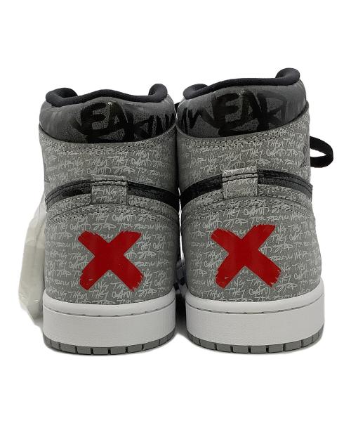 NIKE（ナイキ）NIKE (ナイキ) スニーカー AIR JORDAN 1 HIGH OG ブラック×グレー サイズ:cm 26の古着・服飾アイテム