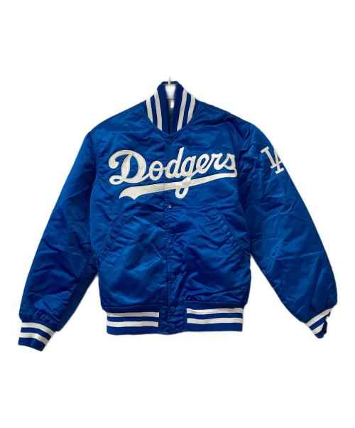 ノーブランド（ノーブランド）ノーブランド (ノーブランド) スタジャン 古着 ドジャース ブルー サイズ:Mの古着・服飾アイテム