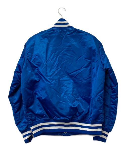 ノーブランド（ノーブランド）ノーブランド (ノーブランド) スタジャン 古着 ドジャース ブルー サイズ:Mの古着・服飾アイテム