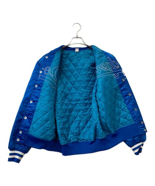 ノーブランド（ノーブランド）ノーブランド (ノーブランド) スタジャン 古着 ドジャース ブルー サイズ:Mの古着・服飾アイテム