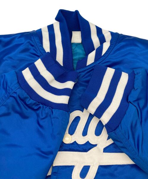 ノーブランド（ノーブランド）ノーブランド (ノーブランド) スタジャン 古着 ドジャース ブルー サイズ:Mの古着・服飾アイテム