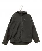 New Eraニューエラ）の古着「ジャケット フラッグロゴ シェルジャケット 内側フリース」｜ブラック