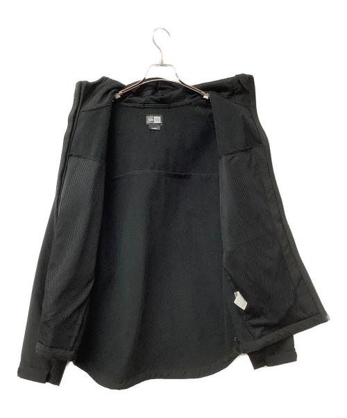 New Era（ニューエラ）New Era (ニューエラ) ジャケット フラッグロゴ シェルジャケット 内側フリース ブラック サイズ:X LARGEの古着・服飾アイテム