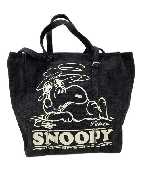 PEANUTS（ピーナッツ）PEANUTS (ピーナッツ) MARC JACOBS (マークジェイコブズ) 2WAYバッグ スヌーピー ブラックの古着・服飾アイテム