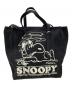 PEANUTS（ピーナッツ）の古着「2WAYバッグ スヌーピー」｜ブラック
