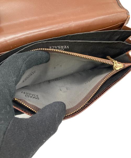 GIANNI VERSACE（ジャンニ・ヴェルサーチ）GIANNI VERSACE (ジャンニ・ヴェルサーチ) 長財布 ブラウンの古着・服飾アイテム