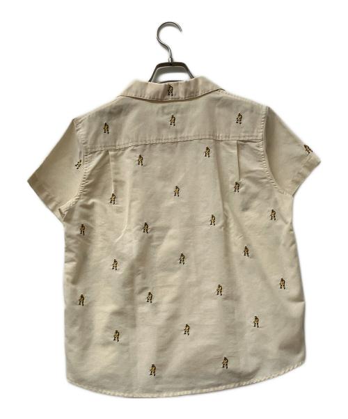 THE NORTH FACE（ザ ノース フェイス）THE NORTH FACE (ザ ノース フェイス) 半袖シゃツ　S/S Him Route Shirt（ショートスリーブヒムルートシャツ） ベージュ サイズ:Mの古着・服飾アイテム