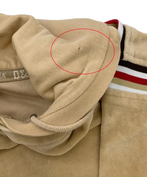 D&G（ディーアンドジー）D&G (ディーアンドジー) パーカー プルオーバーパーカー ベージュ サイズ:Lの古着・服飾アイテム