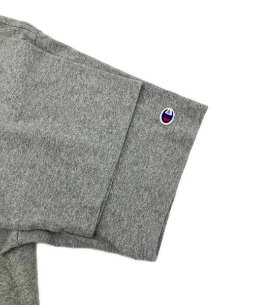 Champion（チャンピオン）Champion (チャンピオン) stussy (ステューシー) 半袖Tシャツ グレー サイズ:XLの古着・服飾アイテム