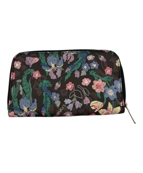 LeSportsac（レスポートサック）LeSportsac (レスポートサック) 財布 グレー×ピンクの古着・服飾アイテム