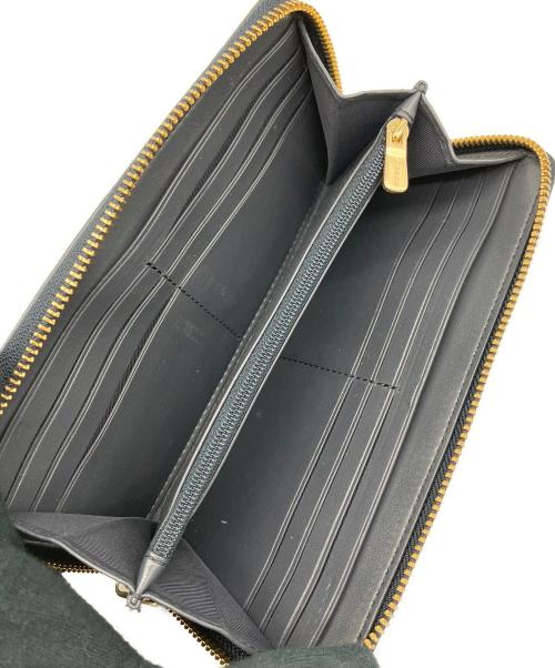 COACH（コーチ）COACH (コーチ) 財布 ブラック×ライトブルーの古着・服飾アイテム