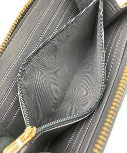 COACH（コーチ）COACH (コーチ) 財布 ブラック×ライトブルーの古着・服飾アイテム