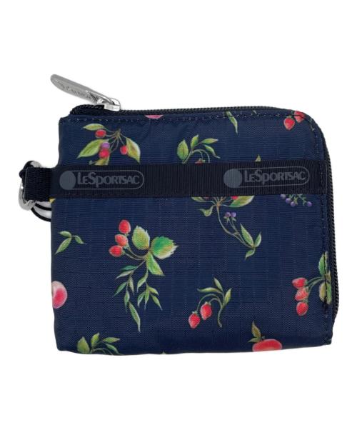 LeSportsac（レスポートサック）LeSportsac (レスポートサック) 財布 ネイビー×グリーンの古着・服飾アイテム
