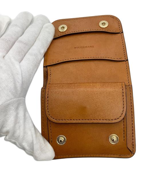 WILDSWANS（ワイルドスワンズ）WILDSWANS (ワイルドスワンズ) 2つ折り財布 CASA ブラウンの古着・服飾アイテム