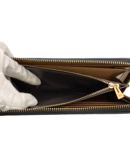 cocomeister（ココマイスター）cocomeister (ココマイスター) L字ファスナー財布 イントレチャート ザオークバーク ブラックの古着・服飾アイテム
