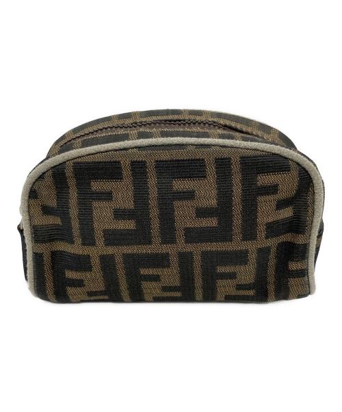 FENDI（フェンディ）FENDI (フェンディ) ミニポーチ ブラウンの古着・服飾アイテム