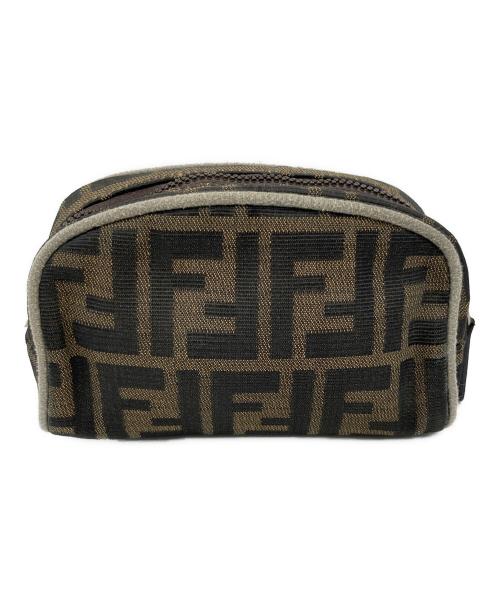 FENDI（フェンディ）FENDI (フェンディ) ミニポーチ ブラウンの古着・服飾アイテム