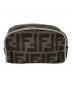FENDI (フェンディ) ミニポーチ ブラウン：4000円