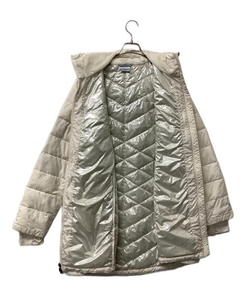Columbia（コロンビア）Columbia (コロンビア) 中綿コート Heavenly Long Hooded Jacket ホワイト サイズ:2Xの古着・服飾アイテム