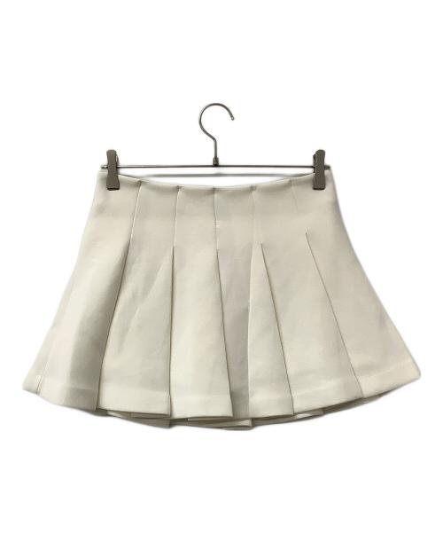 THE TOE（ザ・トゥー）THE TOE (ザ・トゥー) ミニスカート キュロット ホワイト サイズ:Sの古着・服飾アイテム