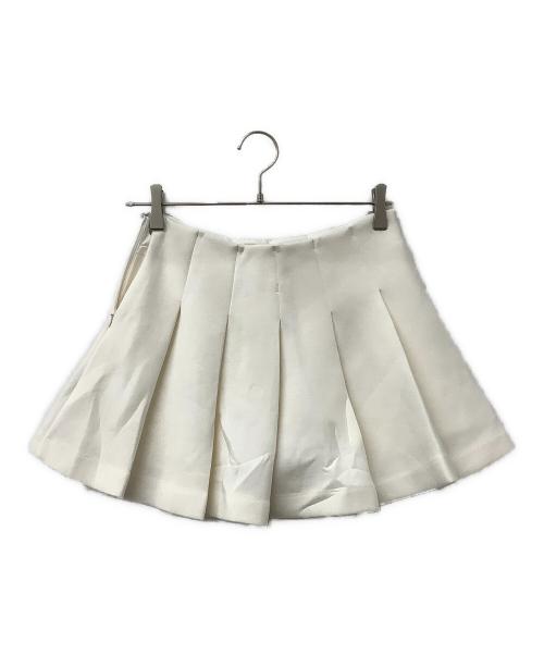THE TOE（ザ・トゥー）THE TOE (ザ・トゥー) ミニスカート キュロット ホワイト サイズ:Sの古着・服飾アイテム