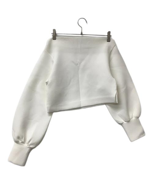 THE TOE（ザ・トゥー）THE TOE (ザ・トゥー) クルーネックスウェット トレーナー ホワイト サイズ:Sの古着・服飾アイテム