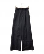 anuansアニュアンス）の古着「パンツ センタースリットワイドパンツ」｜ネイビー