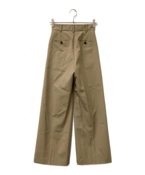 anuans（アニュアンス）anuans (アニュアンス) パンツ センタースリットワイドパンツ ブラウン サイズ:Sの古着・服飾アイテム